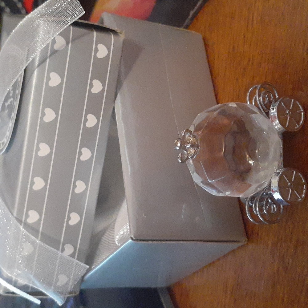 Small crystal Cinderella coach